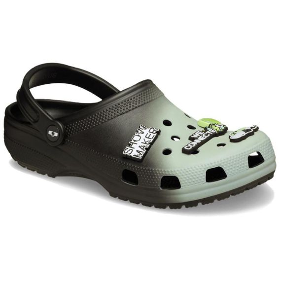 Crocs Classic clog 'Black Green'