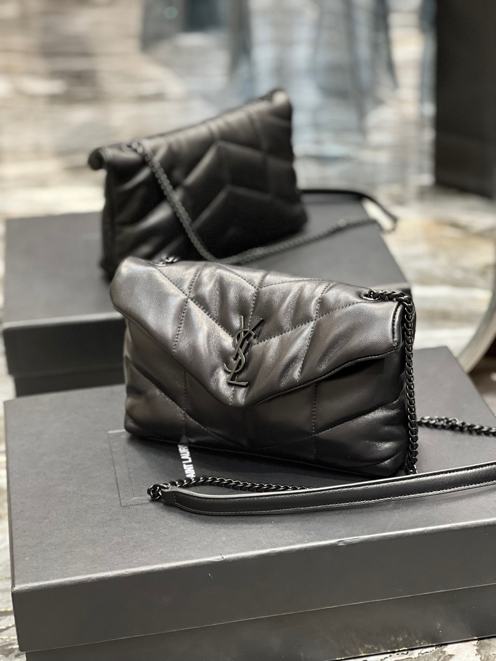 Saint Laurent Loulou Puffer Bag 23 cm