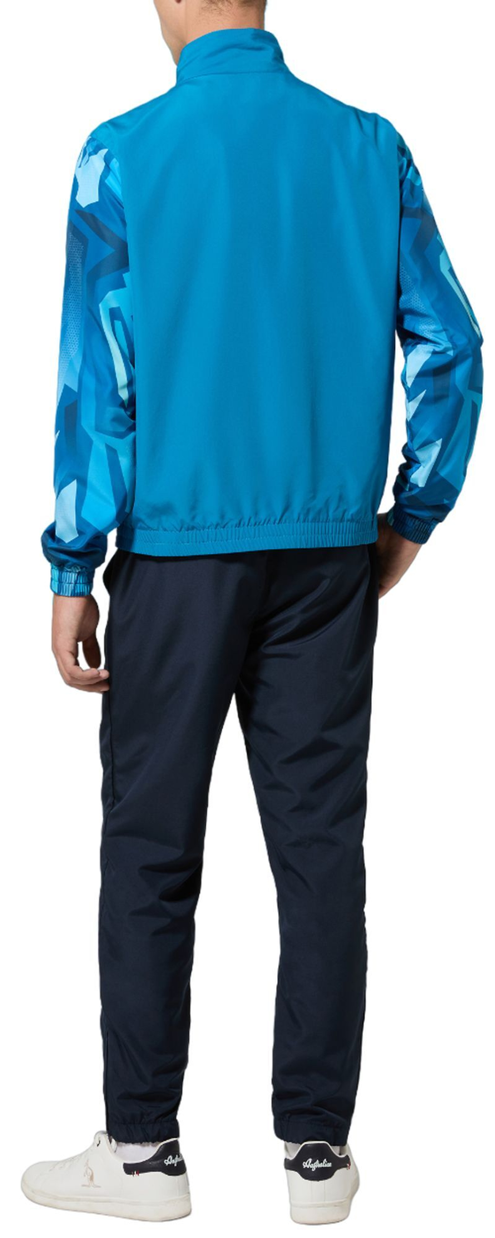 Мужской теннисный костюм Australian Tuta Abstract Smash Tracksiut - ottanio