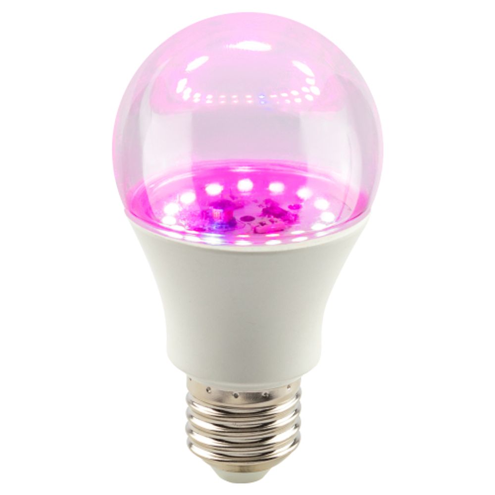 Фитолампа для растений светодиодная ЭРА GREEN LINE ФИТО A60-15W-PL-E27-GR красно-синего спектра 15 Вт Е27