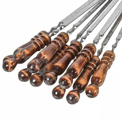 Шампур с деревянной ручкой РЗ для люля  3*20*500 мм