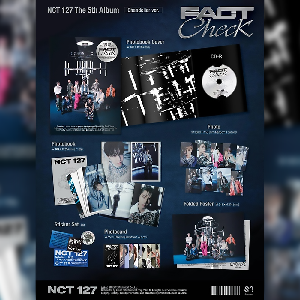 Альбом NCT 127 - VOL.5 [FACT CHECK] (CHANDELIER VER.)
