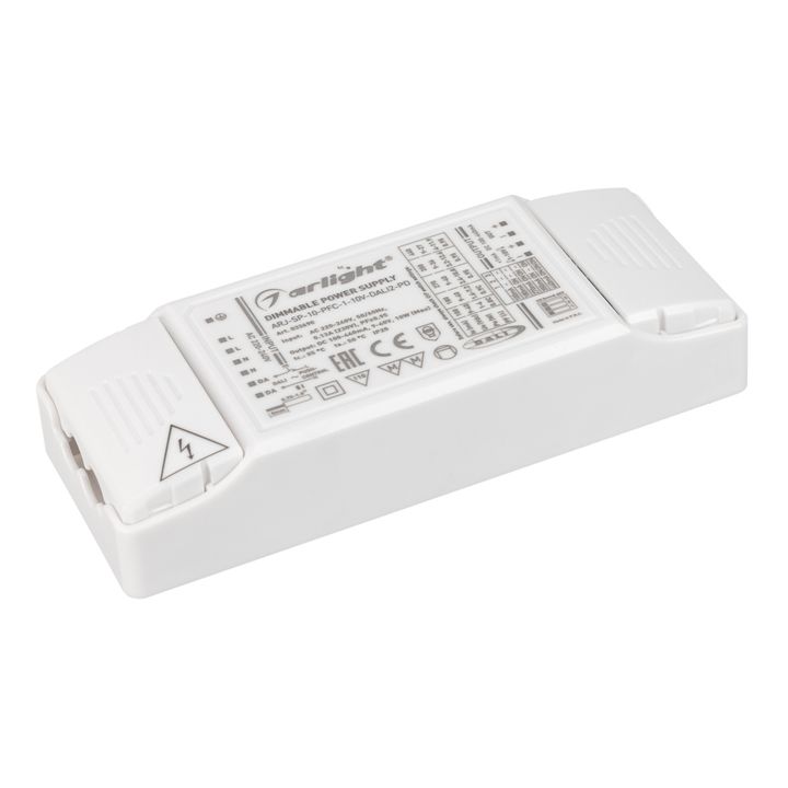 Драйвер Arlight ARJ-SP-10-PFC-1-10V-Dali2-PD 9-40V 10W IP20 0,1-0,44A 033690