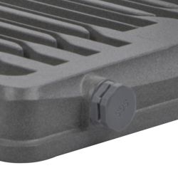 ULF-F51D-300W-6500K IP65 200-240V GREY Прожектор светодиодный. Дневной свет 6500K. Угол 90 градусов. Корпус серый. TM Uniel