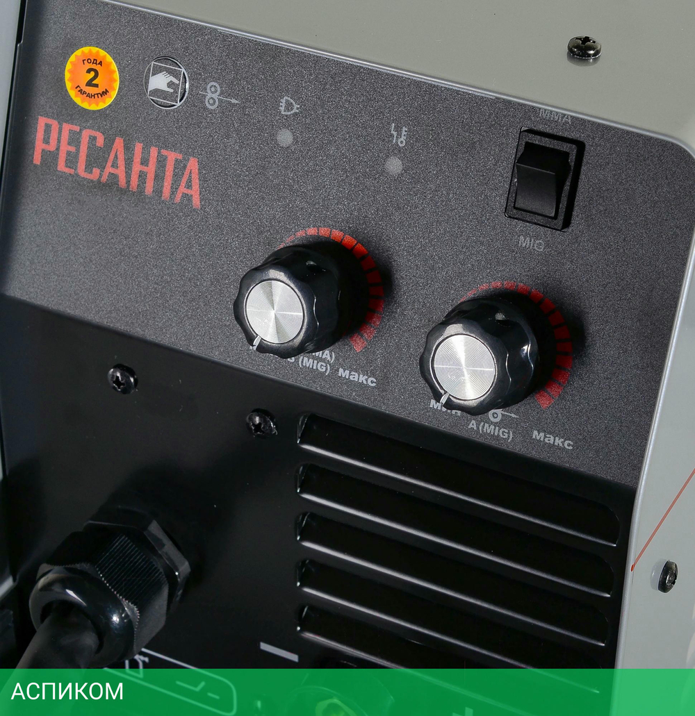Сварочный инвертор Ресанта САИПА-22В/160А MIG/MAG (65/109)