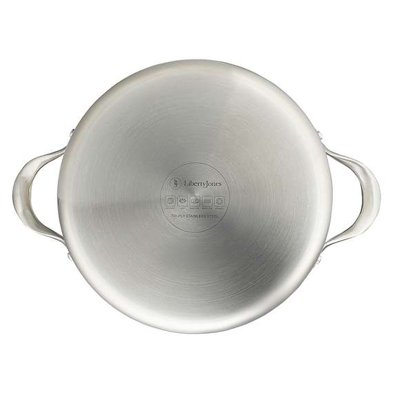 Кастрюля с крышкой 3ply etalon, D24 см, 4 л