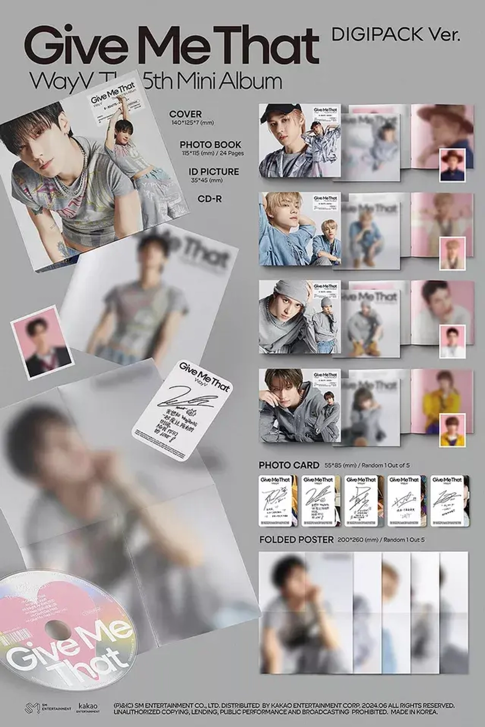 WayV - Give Me That [Digipack ver.]