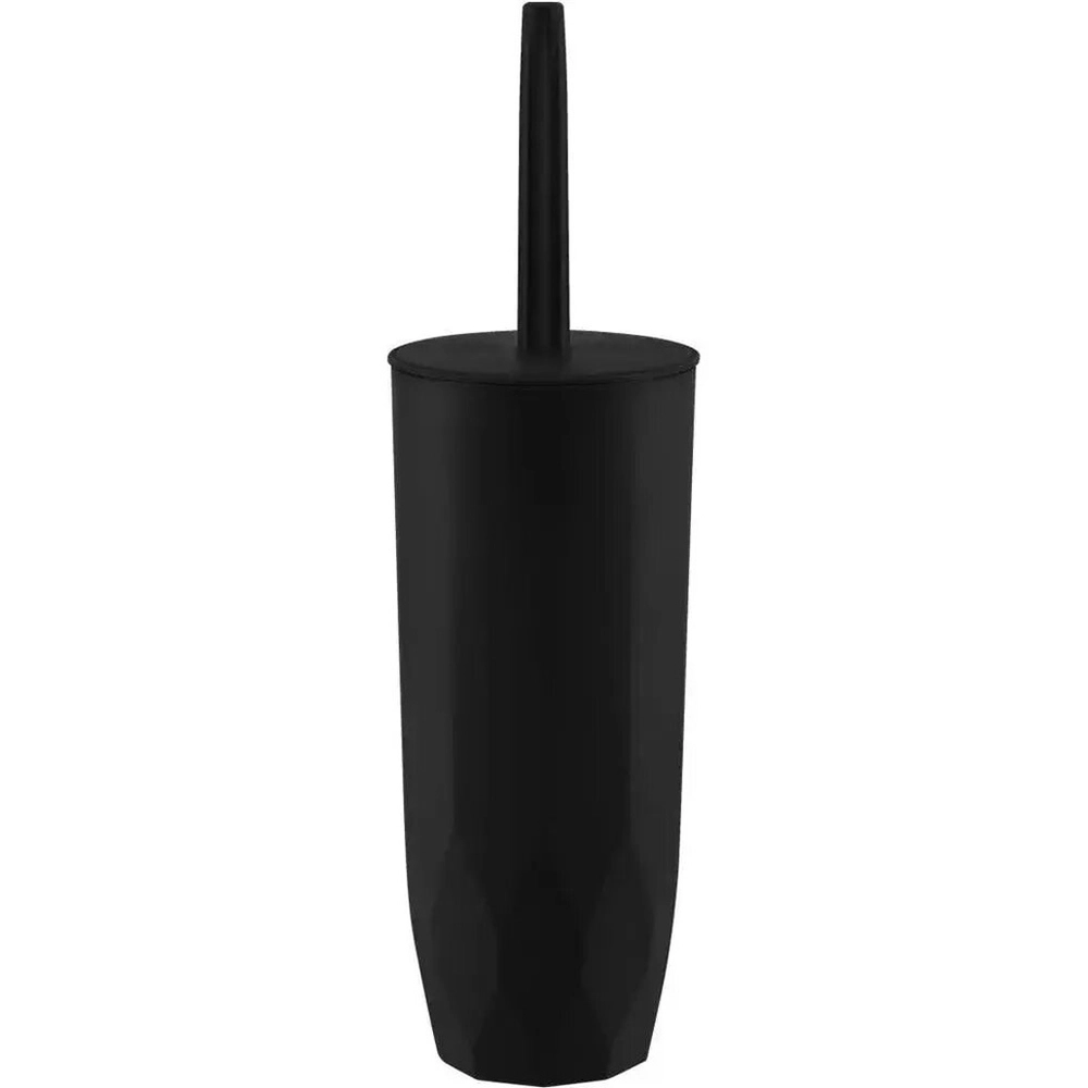 Комплект WC (ершик+подставка) Keeplex Light черный лотос