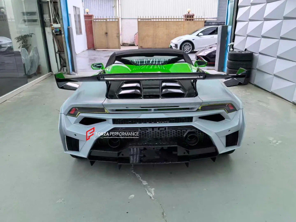 Обвес переделка для Lamborghini Huracan LP580 LP610 Spyder 2014-2019 в Huracan STO LP 640 Ламборгини Хуракан