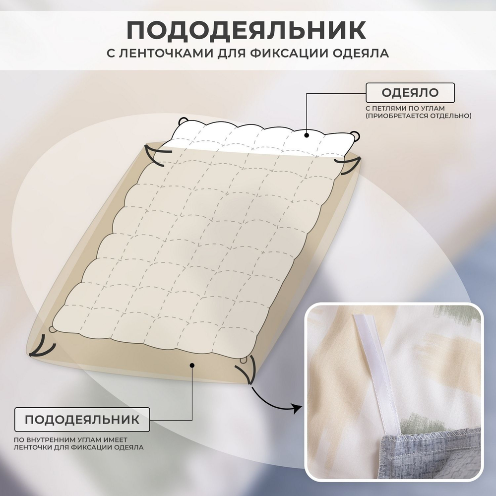 Комплект постельного белья Сатин 100% хлопок