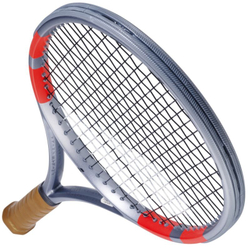Теннисная ракетка Babolat Pure Strike 97 4-gen - grey/fluo strike + струны
