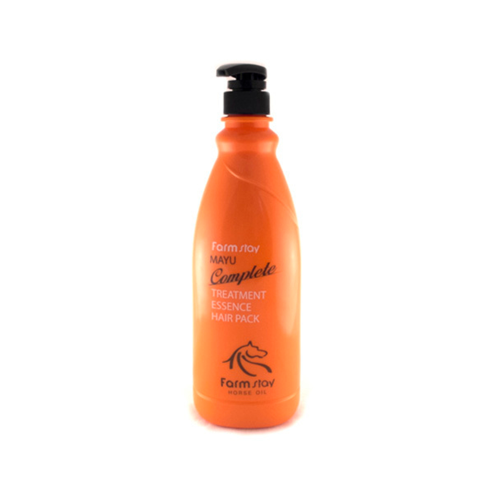 Маска питательная для волос с лошадиным маслом FarmStay Mayu Complete Treatment Essence Hair Pack 1000мл
