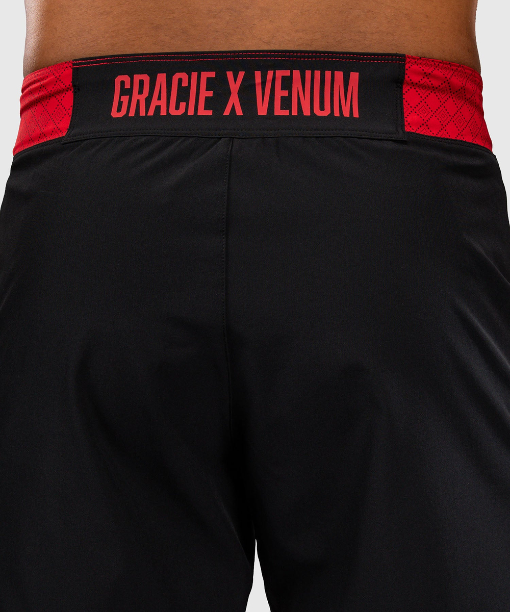 Шорты ММА Venum x Roger Gracie Black/Red