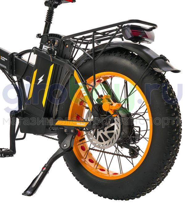 Электровелосипед Minako F10 Pro (48V/20Ah) - Желтый обод