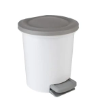 Контейнер для мусора с педалью Vogue 6 л белый