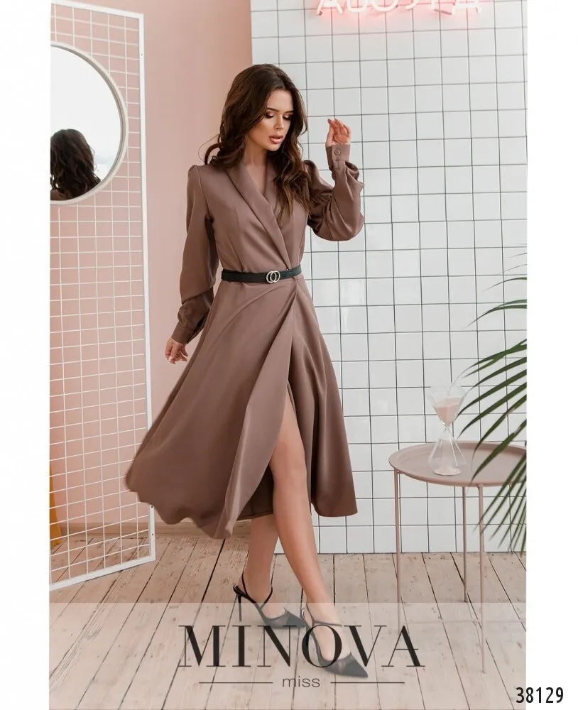 Платье 3135-мокко Minova