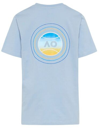 Мужская теннисная футболка Australian Open Tidal Logo - небесный