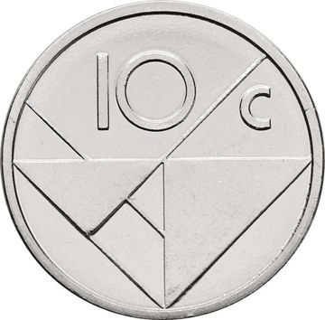 10 центов 2024 Аруба