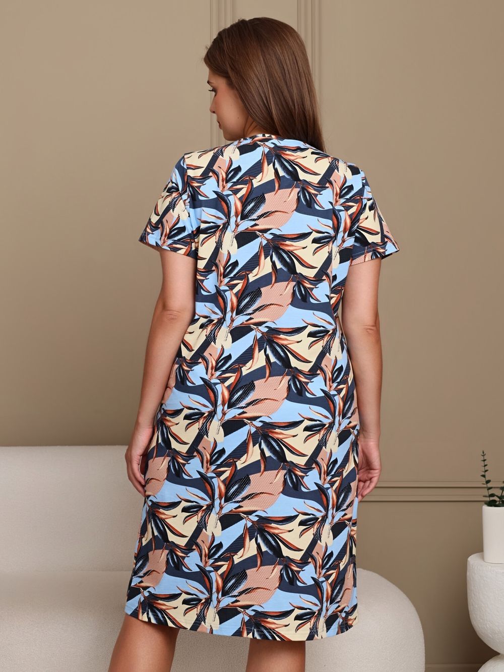 Халат Красота Виотекс ИНДИГО