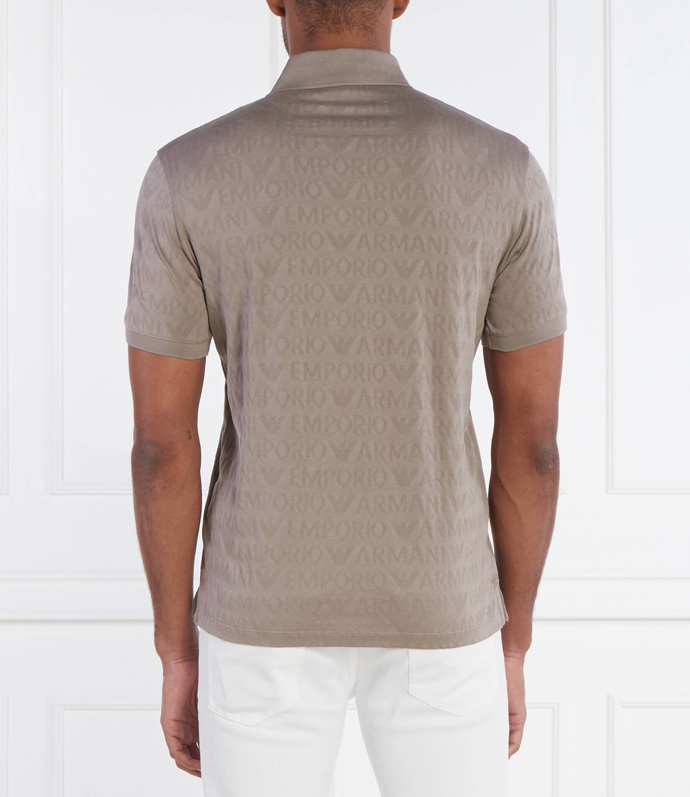 Поло Emporio Armani - бежевый(3D1FM8 1JORZ)