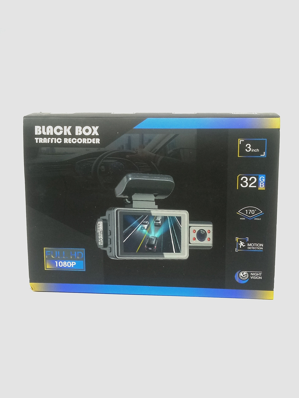 Видеорегистратор с экраном 3"HD +камера в салон BlackBOX DVR BX50