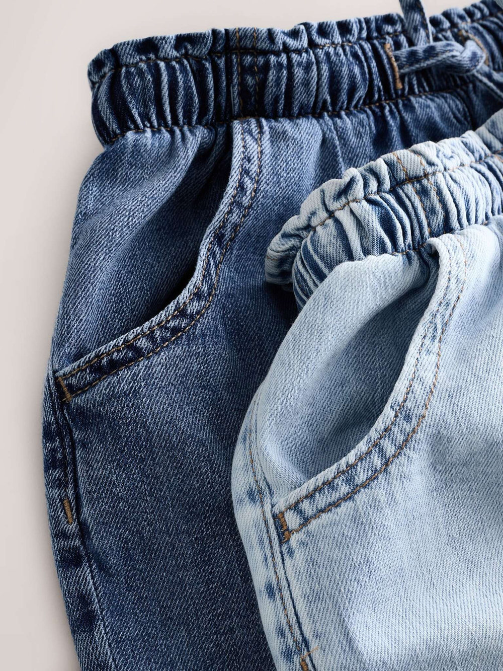 Шорты джинсовые для девочки Next E35-574, 2 шт., Синий