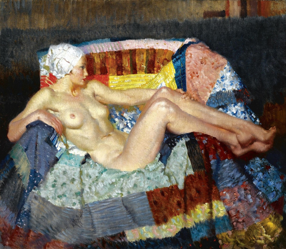 Сэр Уильям Рассел  Флинт. Николлета (Nicolette). 67.5 х 77.5. Частное собрание.