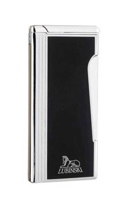 Зажигалка Lubinski "Милан" суперплоская, кремневая-турбо, черная