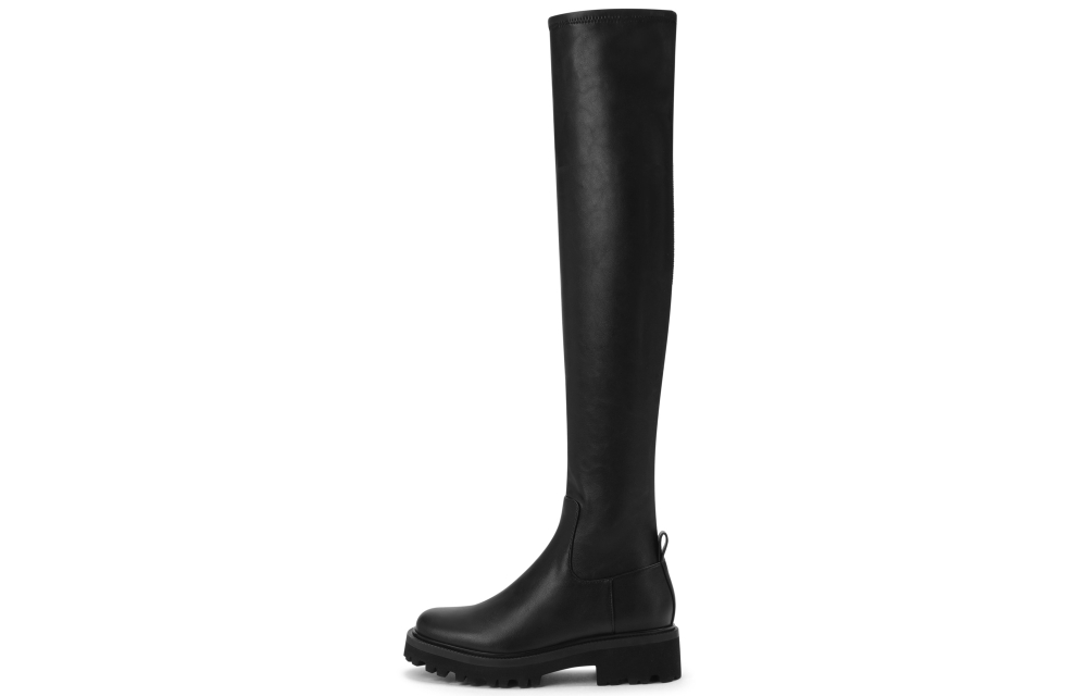 CHARLES&KEITH PU Over the knee Boots 4.5cm Women"s