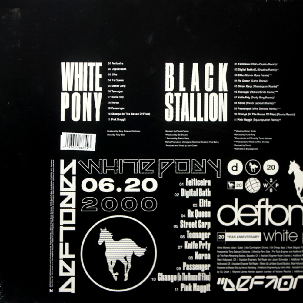 Deftones / White Pony (20th Anniversary Edition)(4LP)