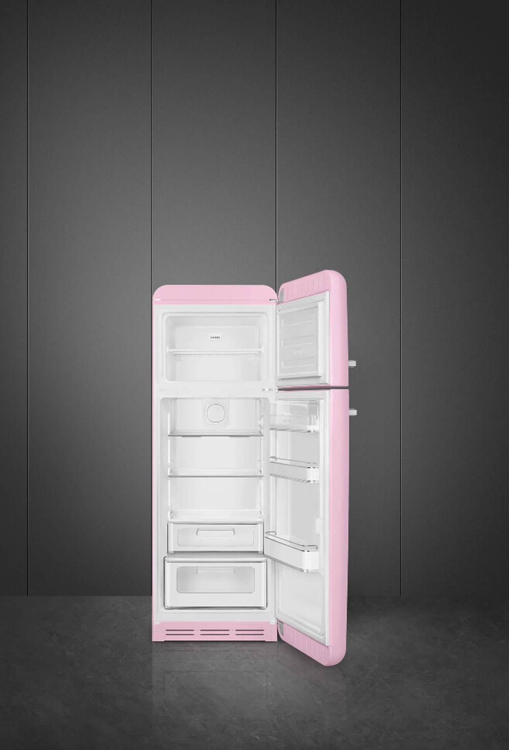 Отдельностоящий двухдверный холодильник Smeg FAB30RPK5