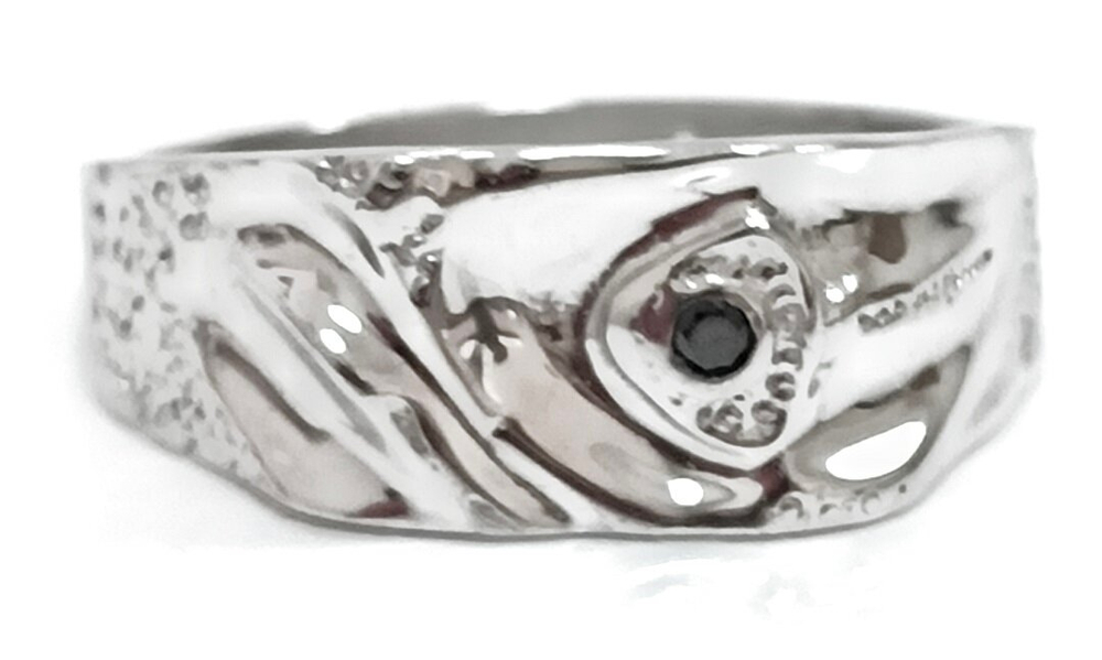 Ювелирное кольцо мужское,серебро