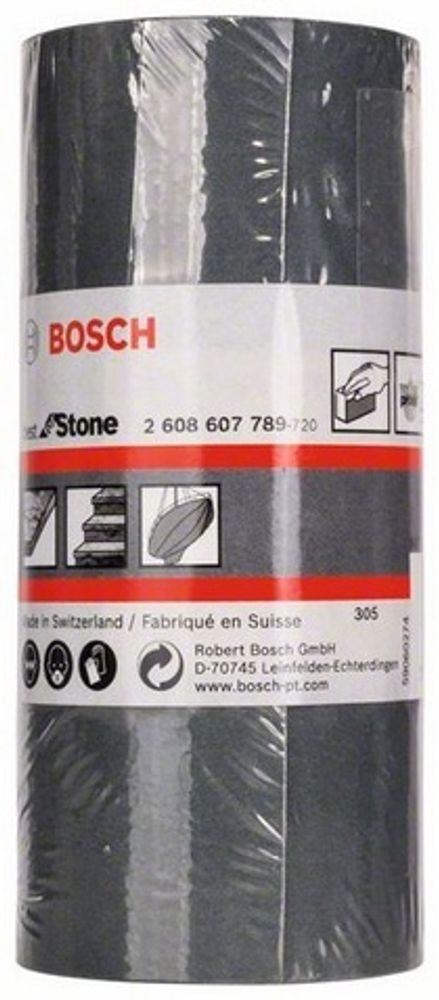 Шлифрулон BOSCH 5М 115мм K400 B.f.Stone-w