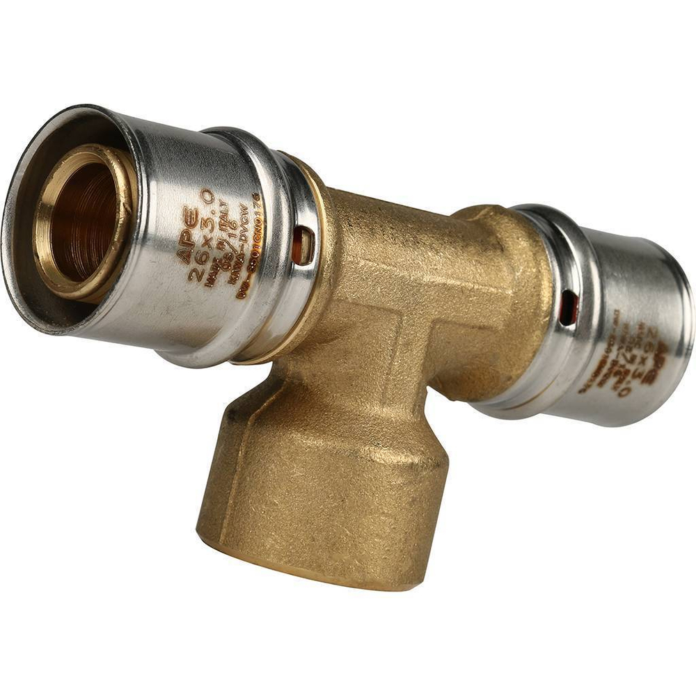 Тройник-переходник с внутренней резьбой 26х3/4"х26