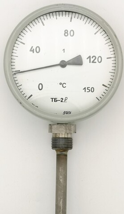 Термометр биметаллический ТБ-2Р(0+150) 160мм, радиальный