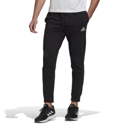 Мужские теннисные штаны adidas Essentials Single Jersey Tapered Cuff Training Pants Men - Black