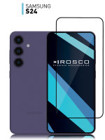 Защитное стекло ROSCO для Samsung Galaxy S24 (арт.SS-S24-FSP-GLASS-BLACK )