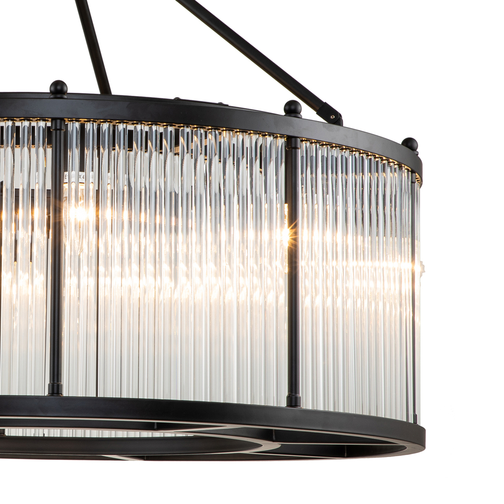 Люстра KR0802P-8 black