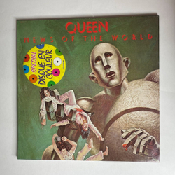 Винтажная виниловая пластинка LP Queen News Of The World (Франция 1978) (Зеленый Винил)