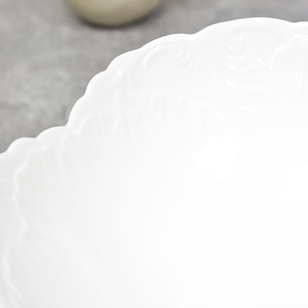 Фруктовница 25,5см на ножке "Аврора", фарфор