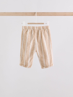 Рубашка и штаны в комплекте для малышей Next E60-100, Белый, Бежевый