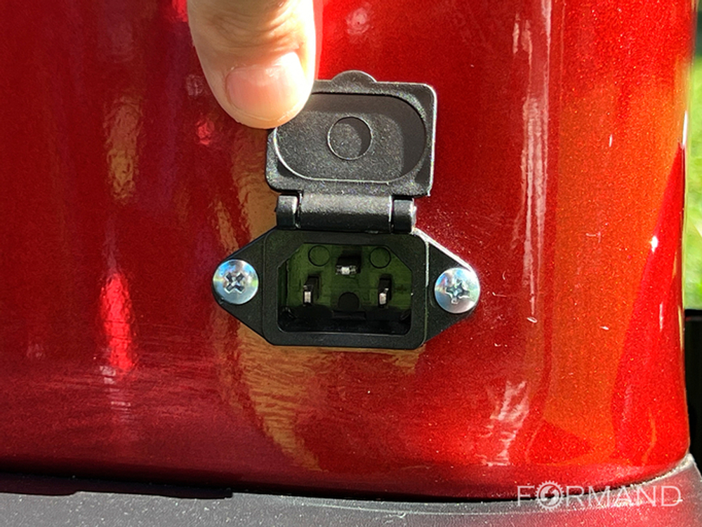 Трехколесный двухместный электровелосипед TRION Delta, Красный