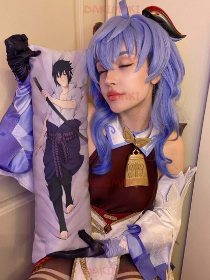 Мини дакимакура Саске Учиха из Наруто арт. M0783, 60х20 см