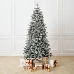 Заснеженная елка «Bourget» (Литая+пвх) 210 см / 2,1 м