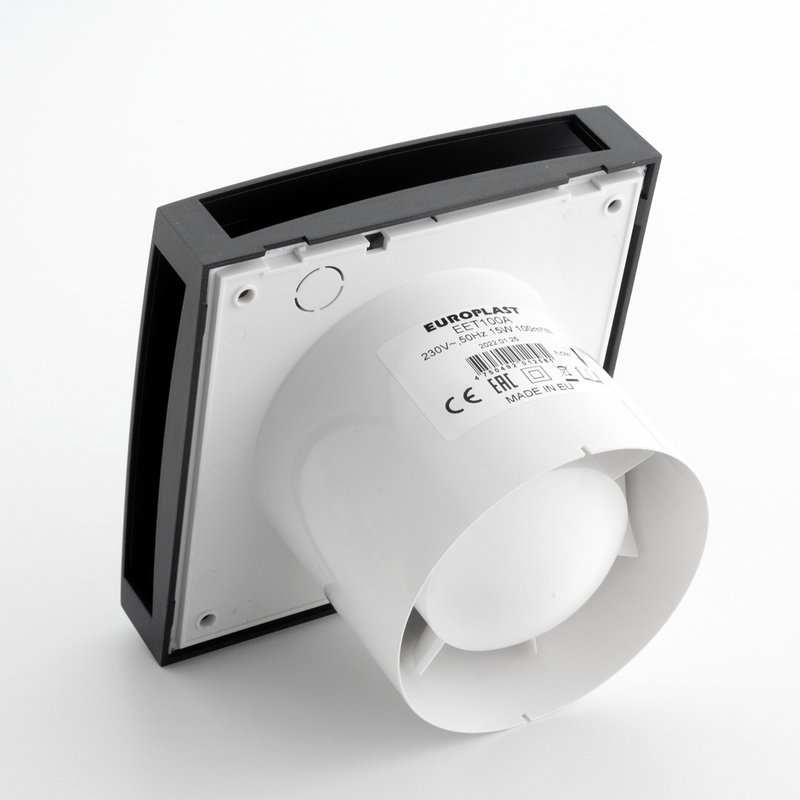 Накладной вентилятор Europlast EET100A черный