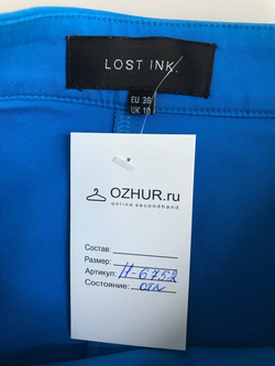 Юбка Lost Ink с баской, маркировка 38, визуально 44 размер