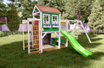 Детский домик с качелями "Прованс - спорт плюс"