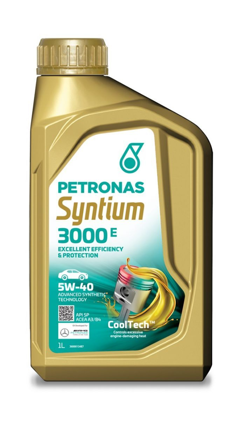 Масло моторное PETRONAS Syntium 3000 E 5W-40 1л