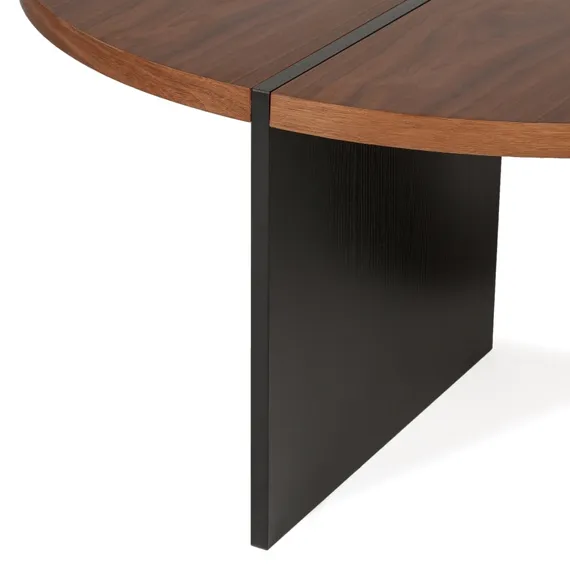 Журнальный стол Walnut Grove Ø80х36 см, меламин, шпон ореха