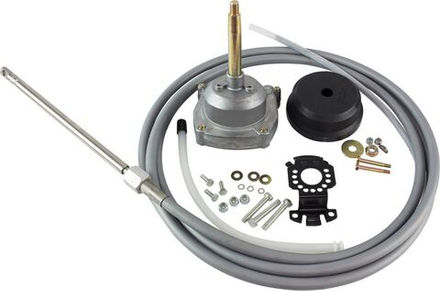 Редуктор рулевой 3000 с нержавеющим тросом 18 футов (5,49 м)